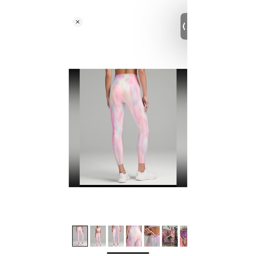 Leggings lululemon psychedelic multi wash wunder train
